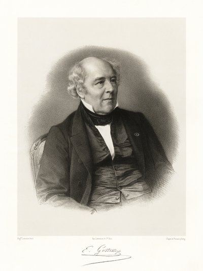 Jacques Édouard Gatteaux by Auguste Charles Lemoine